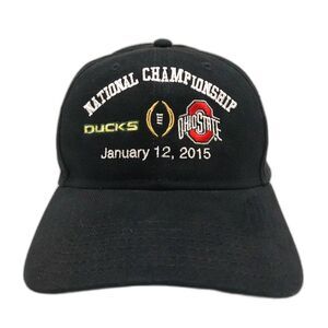 2015 Football National Championship Hat Ducks Vs. Ohio State Black OTTO Snap...